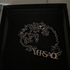 Versace logo necklace